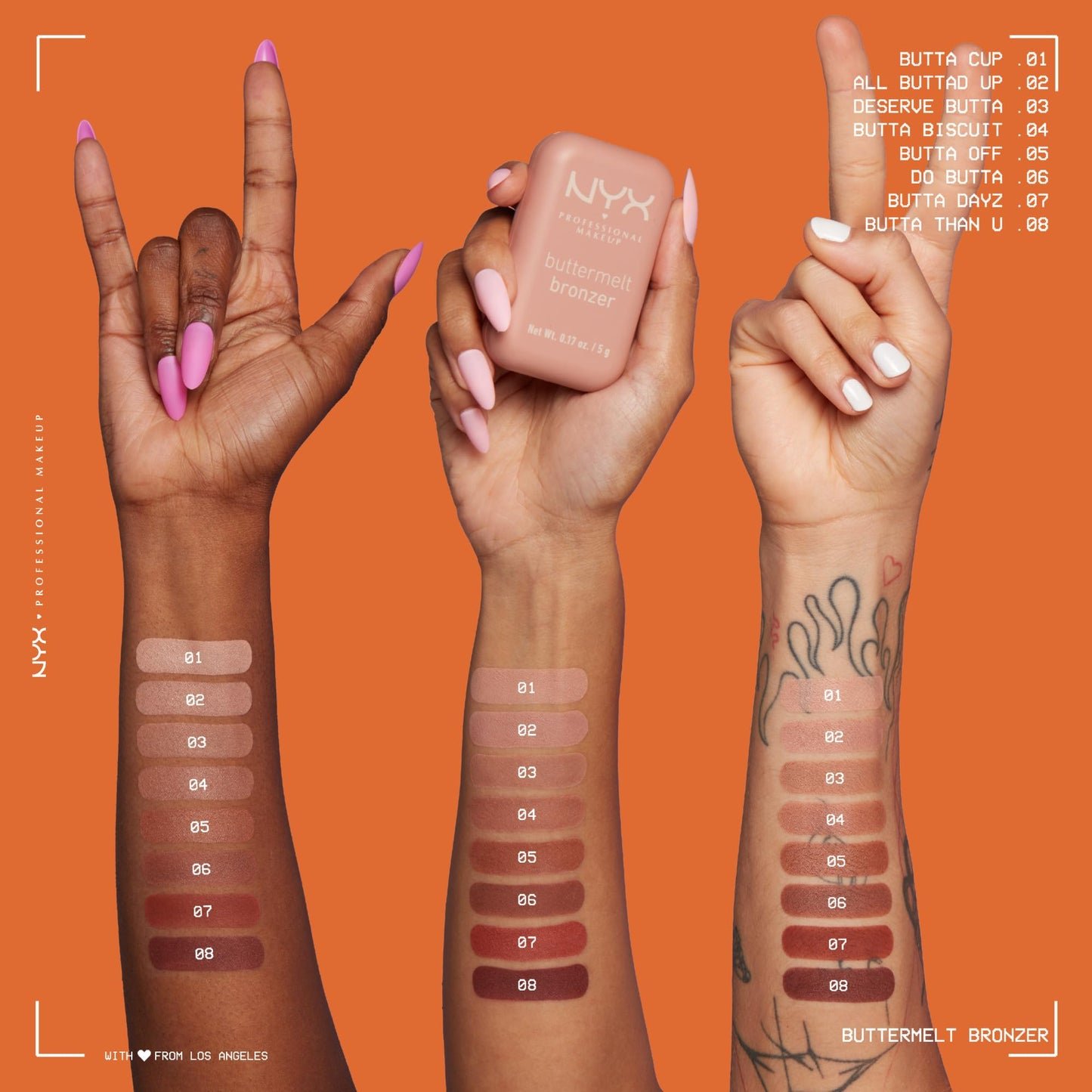 NYX PROFESSIONAL MAKEUP Matte Buttermelt Bronzer, Longwear Face Makeup with Up to 12 Hours of Wear, Vegan Formula - Deserve Butta (Light Medium Cool)